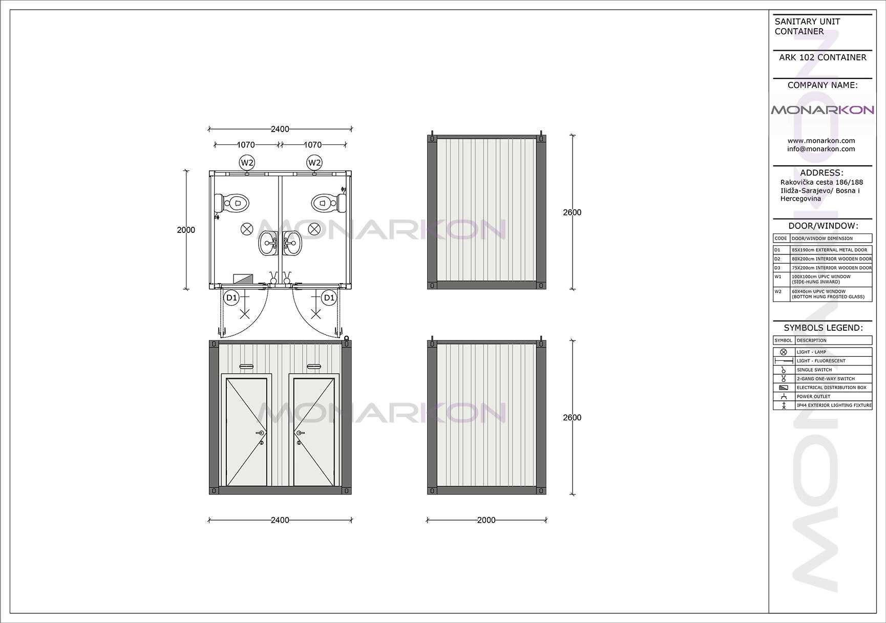 sanitarni kontejner ark 102