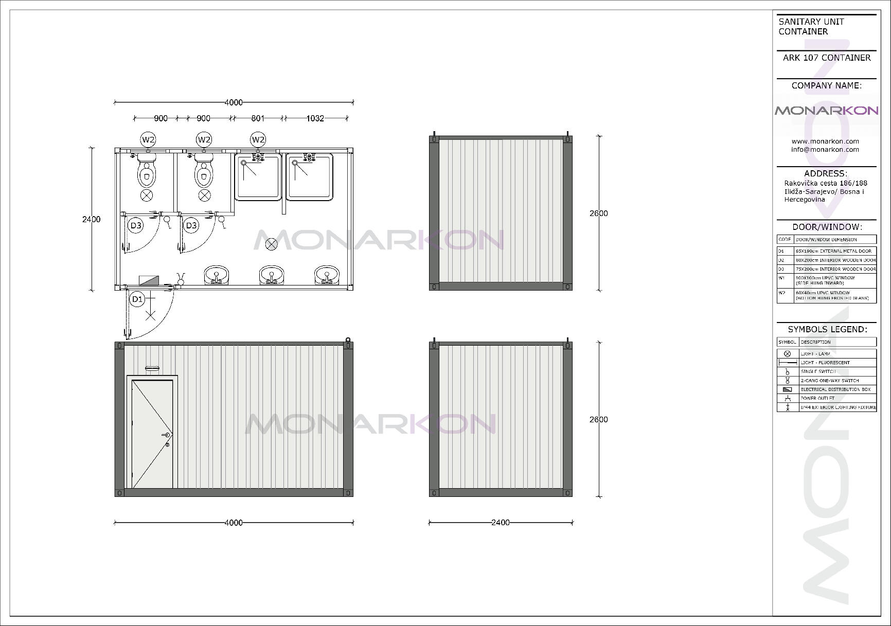 sanitarni kontejner sa mnogo šolja