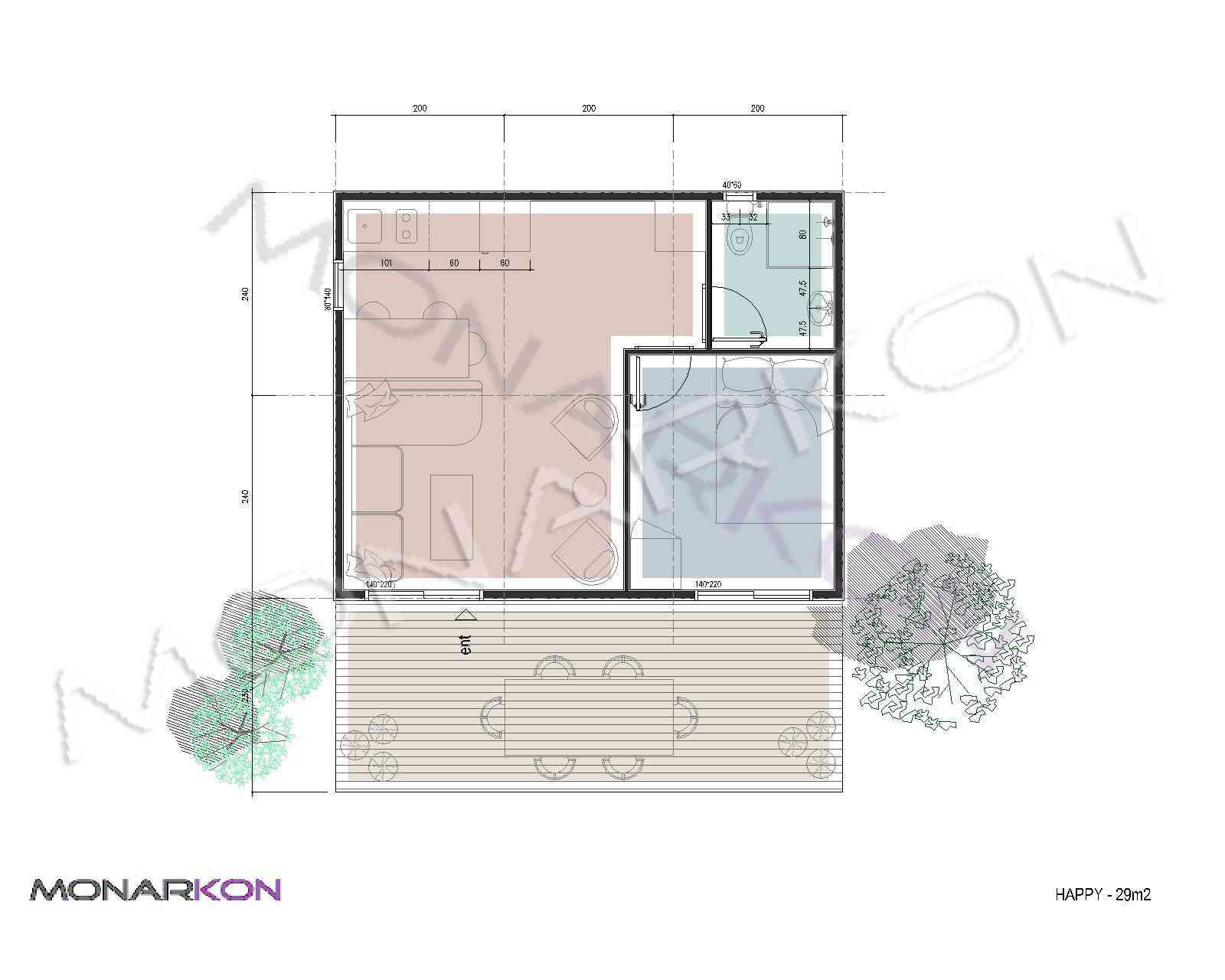 kontejneri vikendice Happy