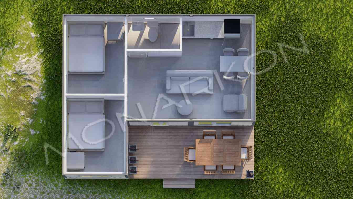 kontejneri vikendice June